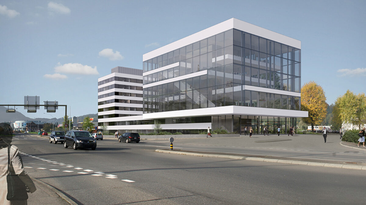 Rendering Schindler Visitor Center