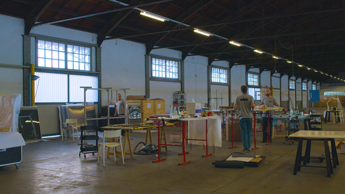 Grosse Lagerhalle