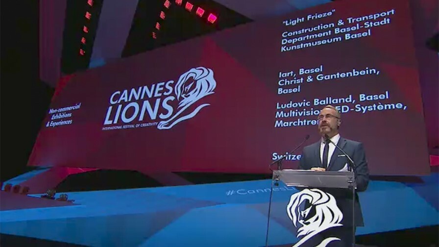 Cannes Lions award ceremony